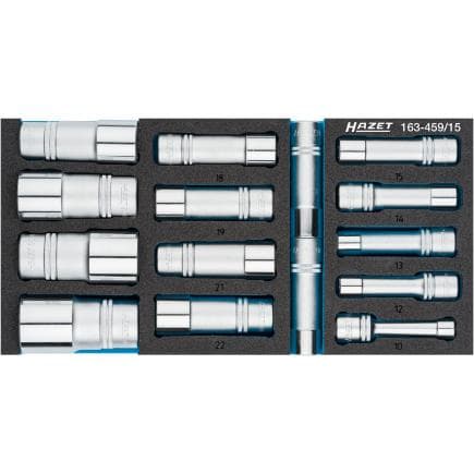 HAZET 163-459/15 - Jeu de douilles 1/2" (15 pcs.)