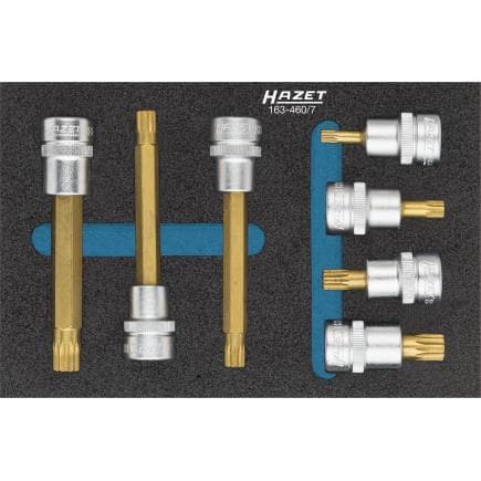 HAZET 163-460/7 - Jeu de douilles 3/8" (7 pcs.)