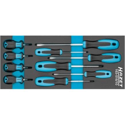 HAZET 163-516/10 - Jeu de tournevis (10 pcs.)