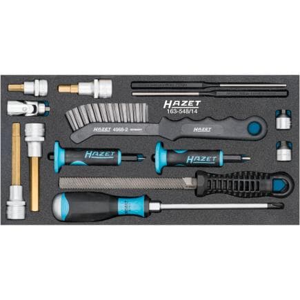 HAZET 163-548/14 - Jeu d'outils universels pour freins (14 pcs.)