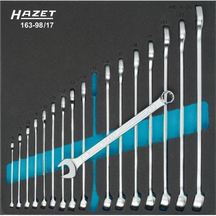 HAZET 163-98/17 - Jeu de clés mixtes (17 pcs.)