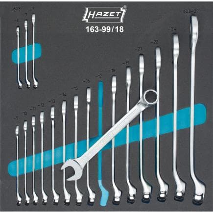 HAZET 163-99/18 - Jeu de clés mixtes (18 pcs.)