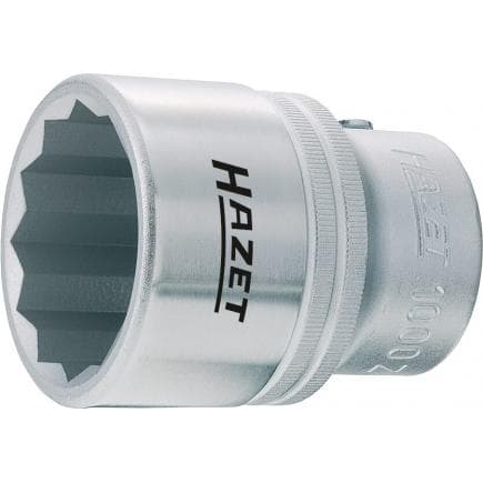 HAZET 1000Z-22 - Embout de clé à douilles hexagonale métrique avec adaptateur carré intérieur 3/4" court