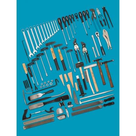 HAZET 0-1900/77 - Assortiment d'outils pour carrosserie (77 pcs.)
