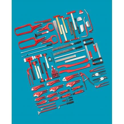 HAZET 0-179NX/65ALU - Assortiment d'outils pour l'usinage de l'aluminium (65 pcs.)