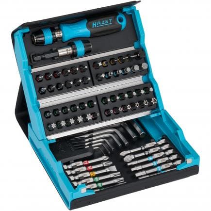 HAZET 2200SC-1 - Jeu d'embouts de tournevis 1/4" en SmartCase (69 pcs.)