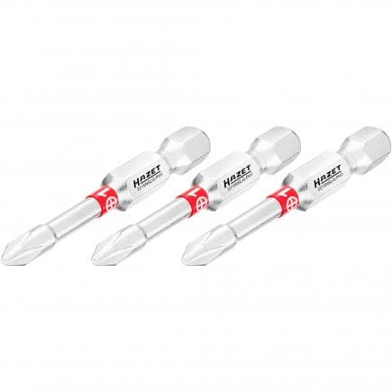 HAZET 2215NSLG-PH3/3 - Jeu d'embouts PHILLIPS® 1/4" long (3 pcs.)