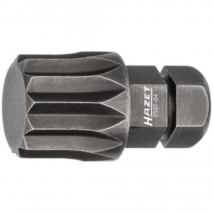 HAZET 2597-04 - Embout-tournevis pour vis à polygone interne (XZN) M12