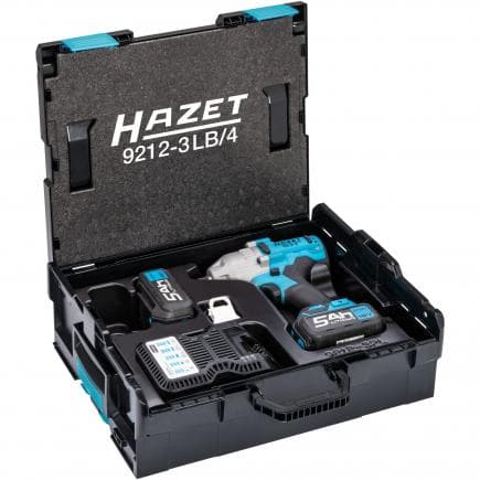 HAZET 9212-3LB/4 - Clé à chocs sans fil avec 2 piles