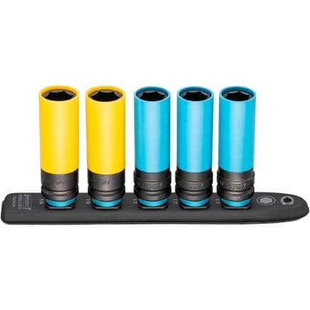 HAZET 903Slg-SR/5 - Jeu de douilles SmartRail 1/2" avec entraînement carré (5 pcs)