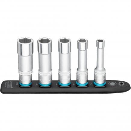 HAZET 900LG-SR/5 - Jeu de douilles SmartRail 1/2" entraînement carré (5 pcs)