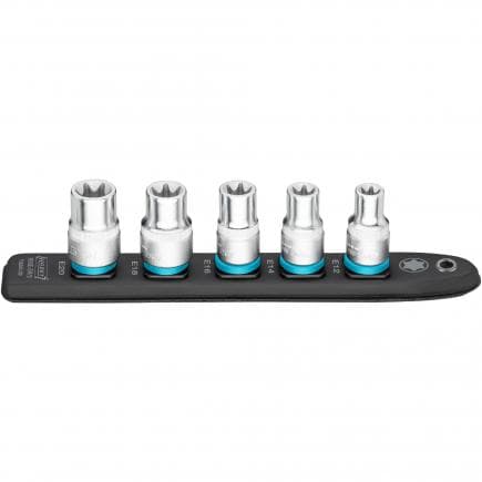 HAZET 900E-SR/5 - Jeu de douilles SmartRail 1/2 "TORX® (5 pcs)