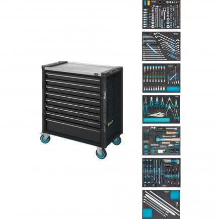 HAZET 179NXL-8-VW/243 - Chariot à outils Assistent avec assortiment (243 pcs.)