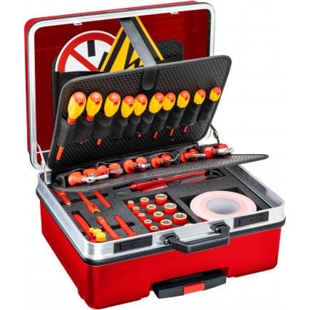 HAZET 150/52 - Jeu d'outils haute tension avec isolation de protection (52 pcs.)
