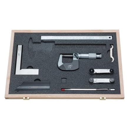 HELIOS PREISSER 0212520 - Coffret d'outils de mesure de qualité "DUO-FIX" (8 pcs.)