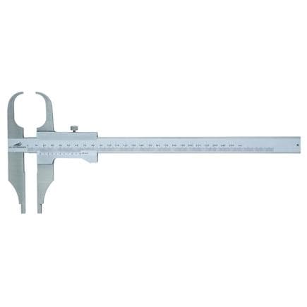 HELIOS PREISSER 026652005 - Pied à coulisse en acier inoxydable avec points de préhension 250x55mm