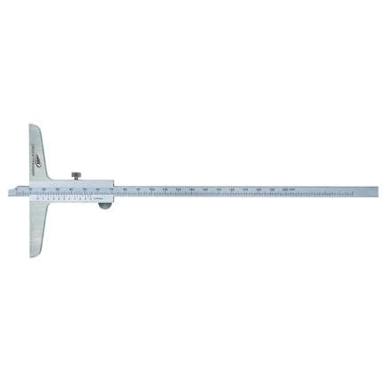 HELIOS PREISSER 0282501 - Jauges de profondeur à vernier en acier inoxydable avec vis de verrouillage