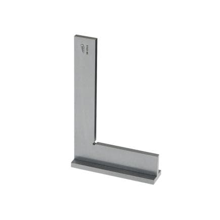 HELIOS PREISSER 0372102 - Équerre d'atelier de type plat en acier spécial sans socle, degré de précision 2