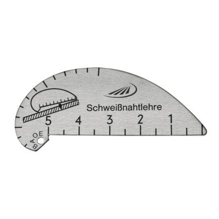 HELIOS PREISSER 0595115 - Calibre pour soudeur en aluminium modèle S, 0 - 5 mm