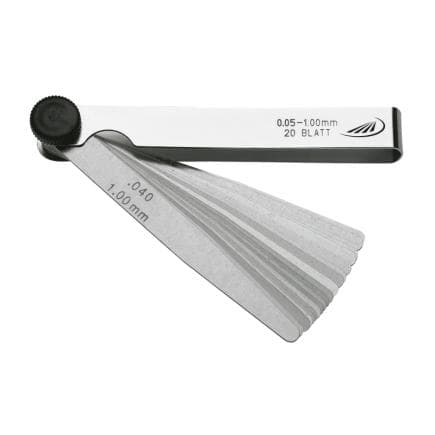 HELIOS PREISSER 0607401 - Jauge d'épaisseur en laiton 100mm