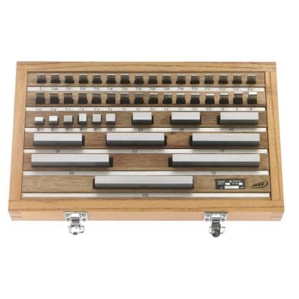 HELIOS PREISSER 0633120 - Cales étalon en jeu DIN 861/1 (32 pcs.)
