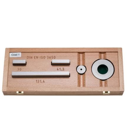 HELIOS PREISSER 0633833 - Jeu de cales étalon pour contrôle de pied à coulisse (3 pcs.)