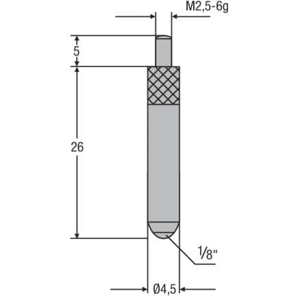 HELIOS PREISSER 0710168 - Touche M2,5