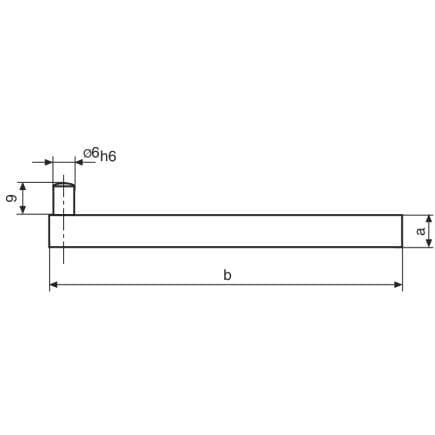 HELIOS PREISSER 0715955 - Support 800h 100 mm