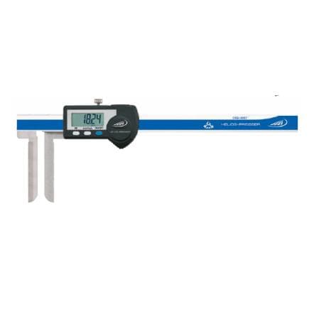 HELIOS PREISSER 1326918 - Pied à coulisse de poche digital pour mesurer les épaisseurs avec rayon, IP 67, 150 x 40 mm