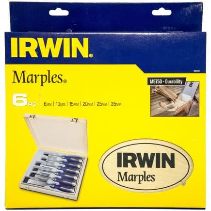 IRWIN 10503733 - M750 - High-impact chisel set in wooden box (6 pcs.)