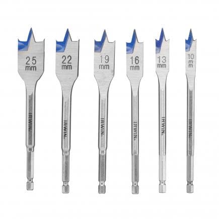IRWIN 10502826 - BlueGroove 4X flat bit set (6 pcs.)