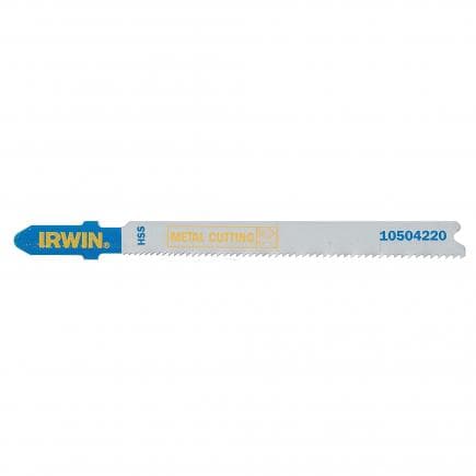 IRWIN 10504225 - Progressive T-shank metal cutting HSS jigsaw blades (5 pcs.)