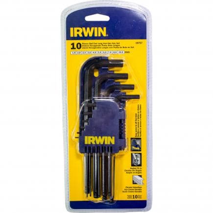IRWIN T10757 - Ball-ended hexagol key set (10 pcs.)