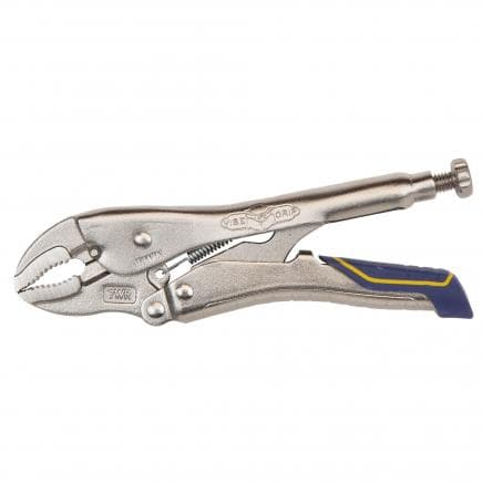 IRWIN T05T - Curved jaw locking plier with wire cutter, fast release