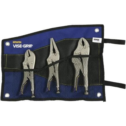 IRWIN T76KBT - Locking fast release pliers set in kitbag (3 pcs.)