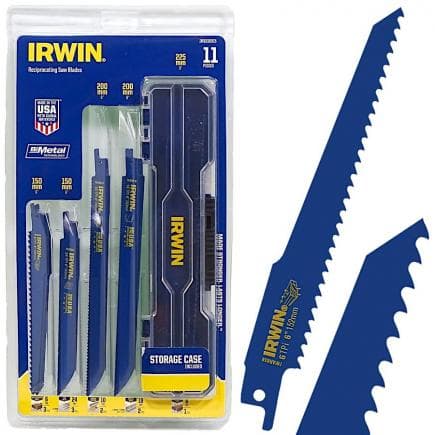 IRWIN IW1016915 - Mixed reciprocating blades set (11 pcs.)