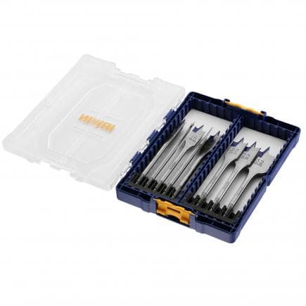 IRWIN IW4041011 - Blue Groove 4X flat drill bit set (multi-pack)