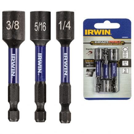 IRWIN IW6069120 - Impact Pro nutsetter set (3 pcs.)