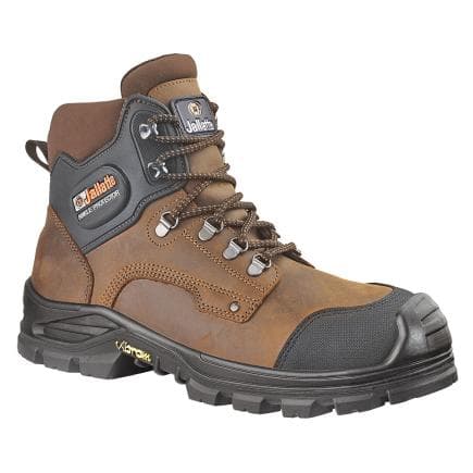 JALLATTE 00JJE17-41 - Chaussure de sécurité marron/noir JALIROK SAS b S3 CI HI AN HRO SRC
