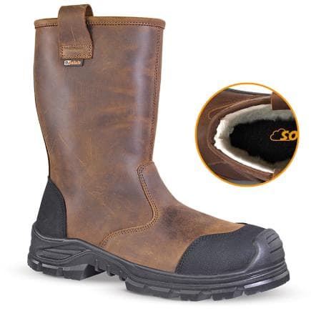 JALLATTE 00JJE45-43 - Botte de sécurité marron/noir JALCYPRESS b SAS S3 CI SRC