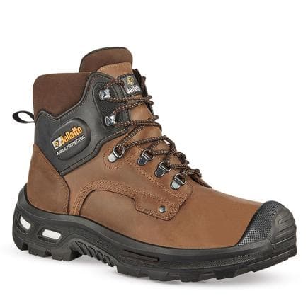 JALLATTE JYJY226-45 - Chaussure de sécurité marron/noir JALTARAK SAS S3 CI HI AN SRC