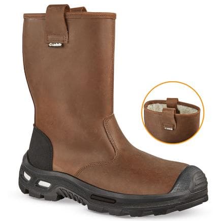 JALLATTE JYJY224-41 - Botte de sécurité marron/noir JALFARO SAS S3 CI SRC