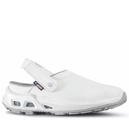 JALLATTE JOJO208-46 - Sabot de sécurité blanc/gris JALDEREK ESD OB A E FO WRU SRC
