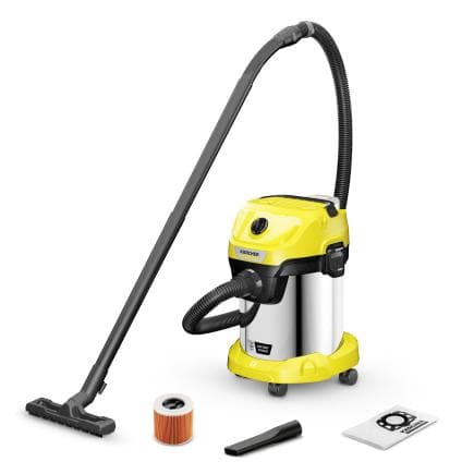 KAERCHER 1.628-575.0 - WD 3-18 S V-17/20 - Aspirateur eau et poussière à batterie (sans batterie)