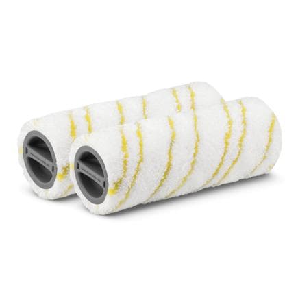 KAERCHER 2.055-006.0 - EWM2/ FC3/ FC5/ FC7 - Ensemble de rouleaux jaunes pour nettoyeurs de sol (2 pcs.)