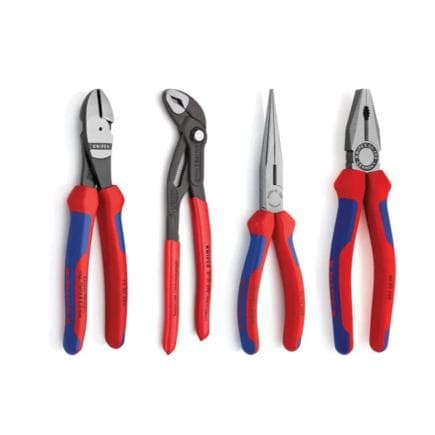KNIPEX 00 20 01 V08 - Ensemble de pinces mixtes dans un plateau en mousse (4 pcs.)