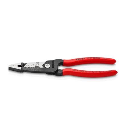KNIPEX 13 71 200 ME SB - Dénudeur de fils métrique avec poignées à revêtement bi-matière