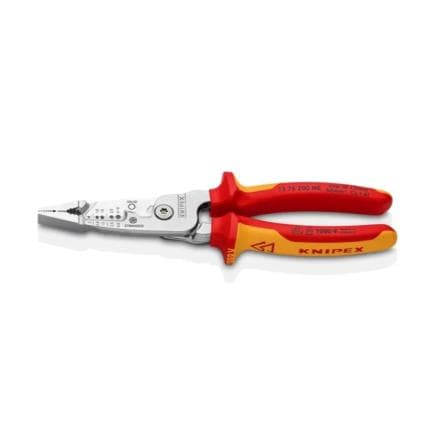 KNIPEX 13 76 200 ME SB - Dénudeur de fils métrique avec tête chromée