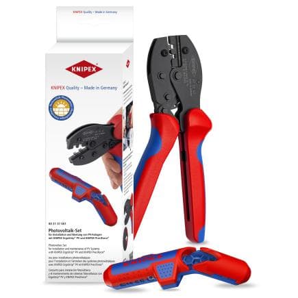 KNIPEX 00 31 31 V01 SB - Jeu pour installations photovoltaïques avec ErgoStrip® PV et KNIPEX PreciForce® (2 pcs.)