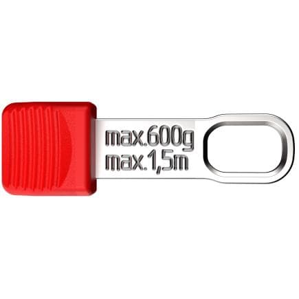 KNIPEX 00 62 10 TR - Clips TetheredTool rouge (10 pcs.)